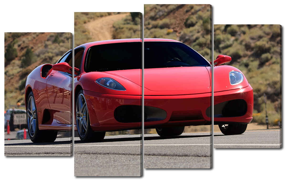 

Модульная картина Interno Холст Феррари F430 114x69см