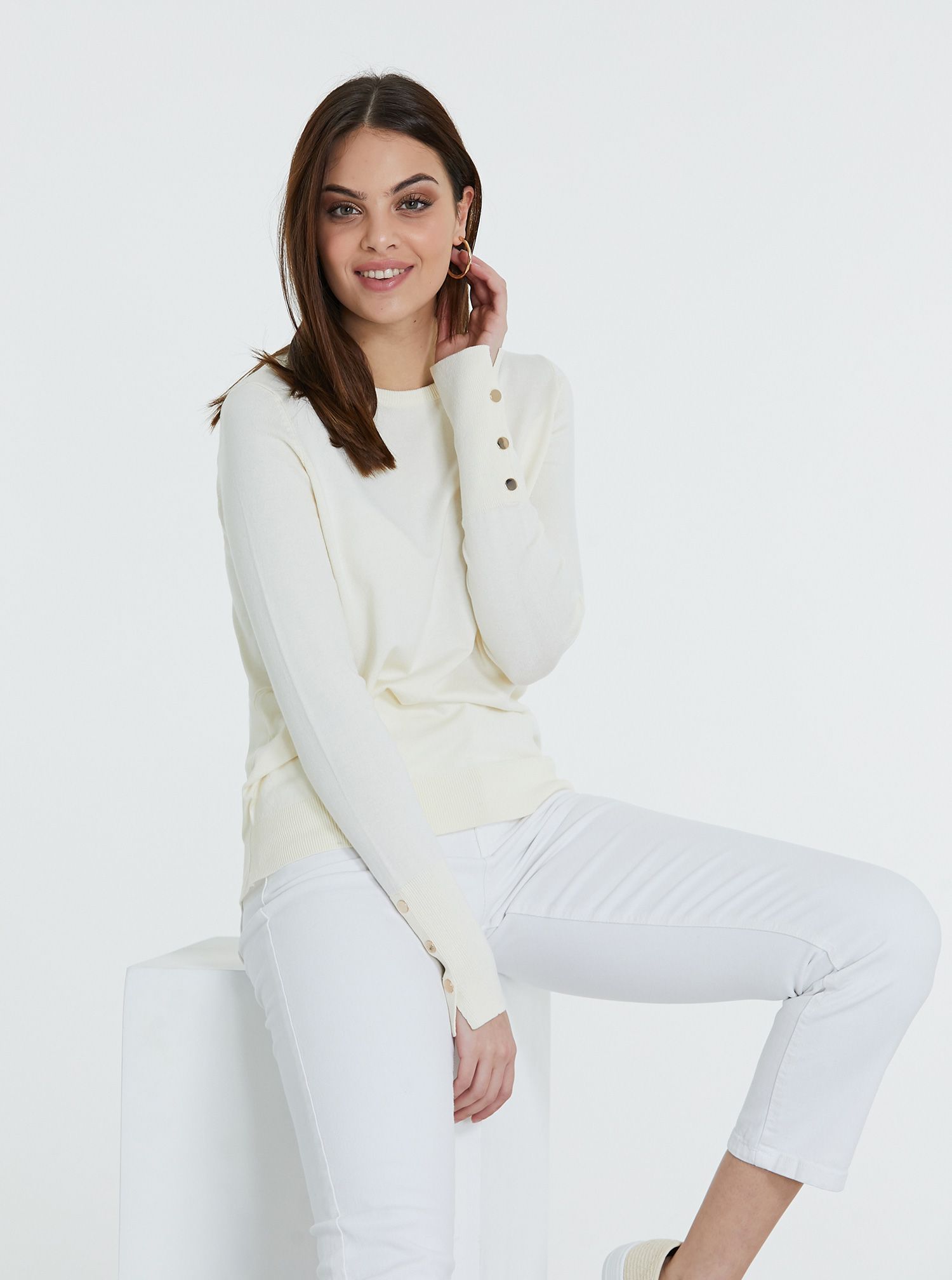 

Джемпер Piazza Italia 66898-4470 L Ivory