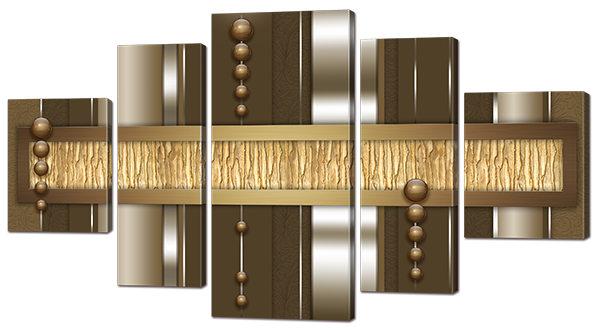 

Модульная картина Interno Эко кожа Абстракция №158х86см (А888XL)