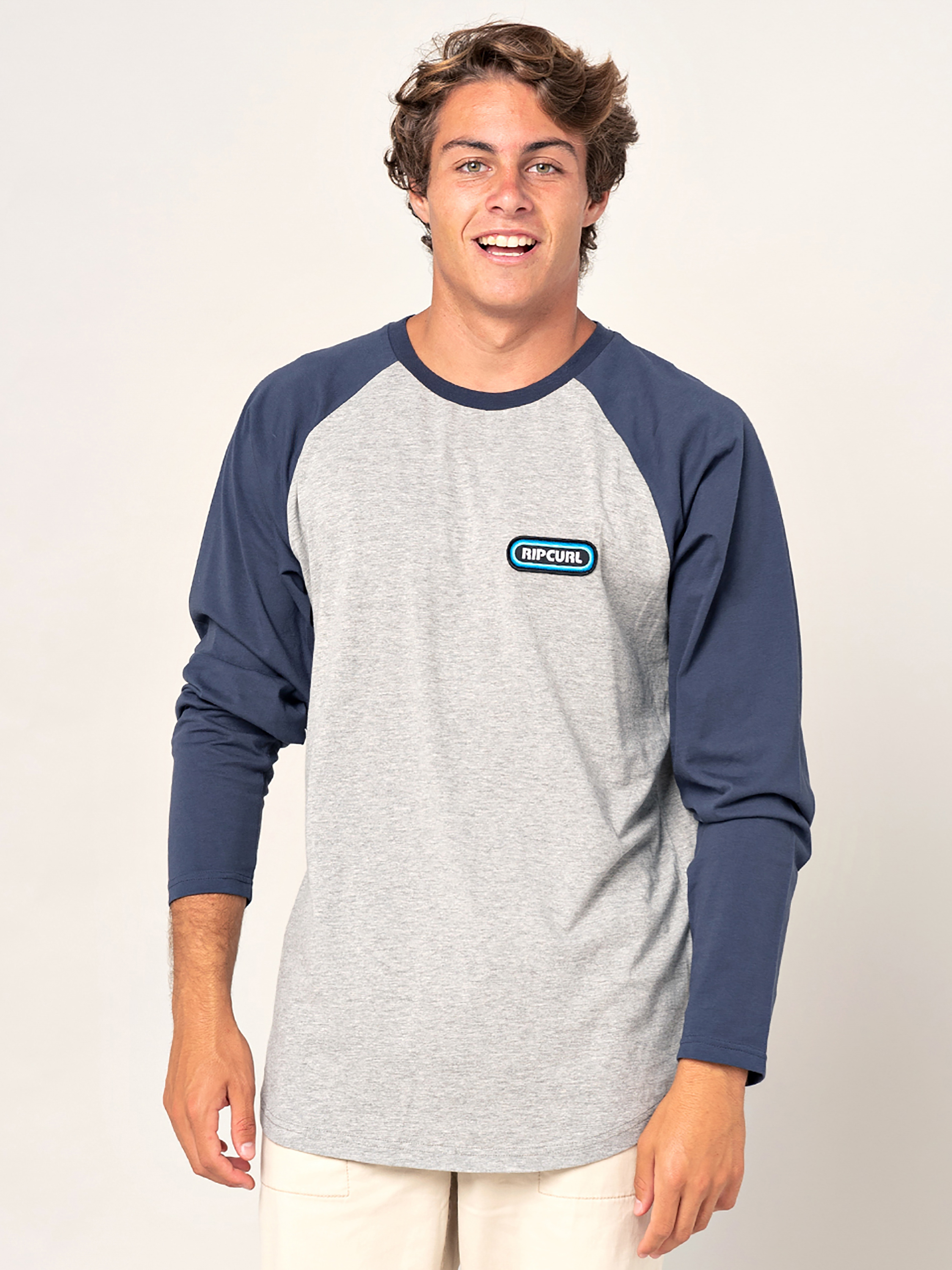 

Лонгслив Rip Curl Surf Revival Ls Tee CTETB5-4880 XL Серый с темно-синим