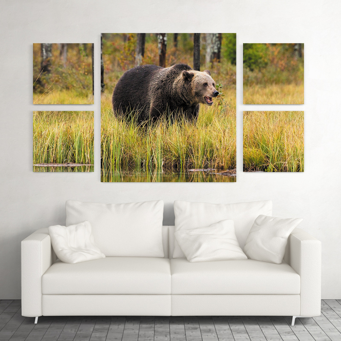 

Модульная картина GUS "Медведи #2" 200x110 см (XA093 - Модульные картины)