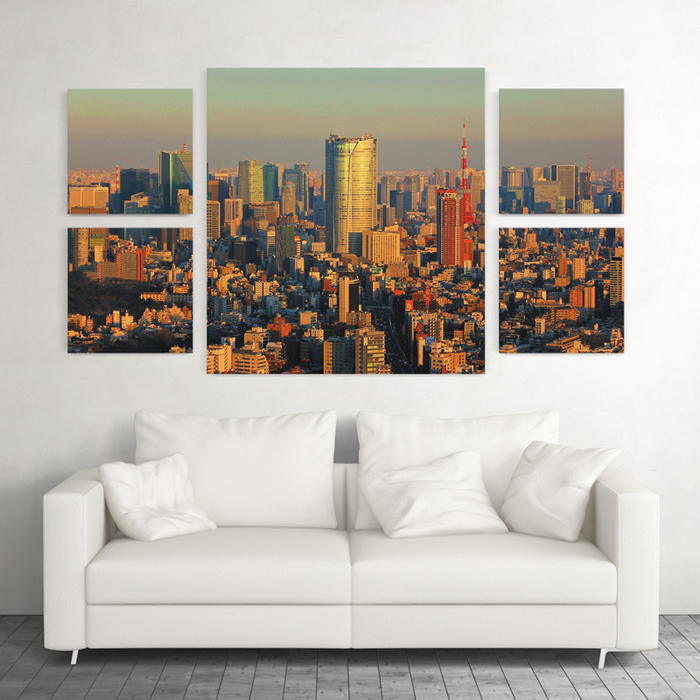 

Модульная картина GUS "Города, Сибуя, Токио, Япония #56" 200x110 см (XA035 - Модульные картины)