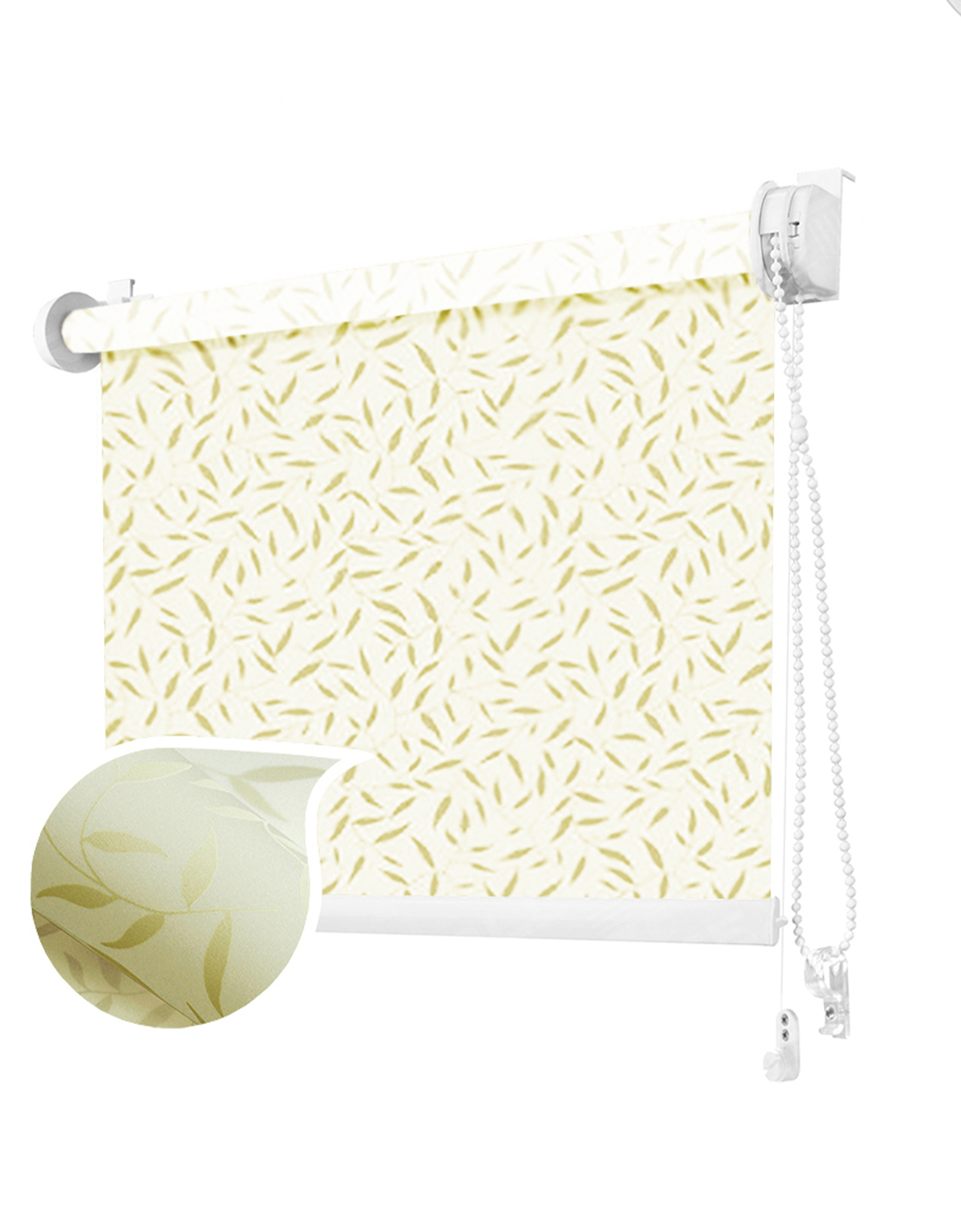 

Ролета тканевая ROLLOTEX Batik Mini 45х150 см Beige