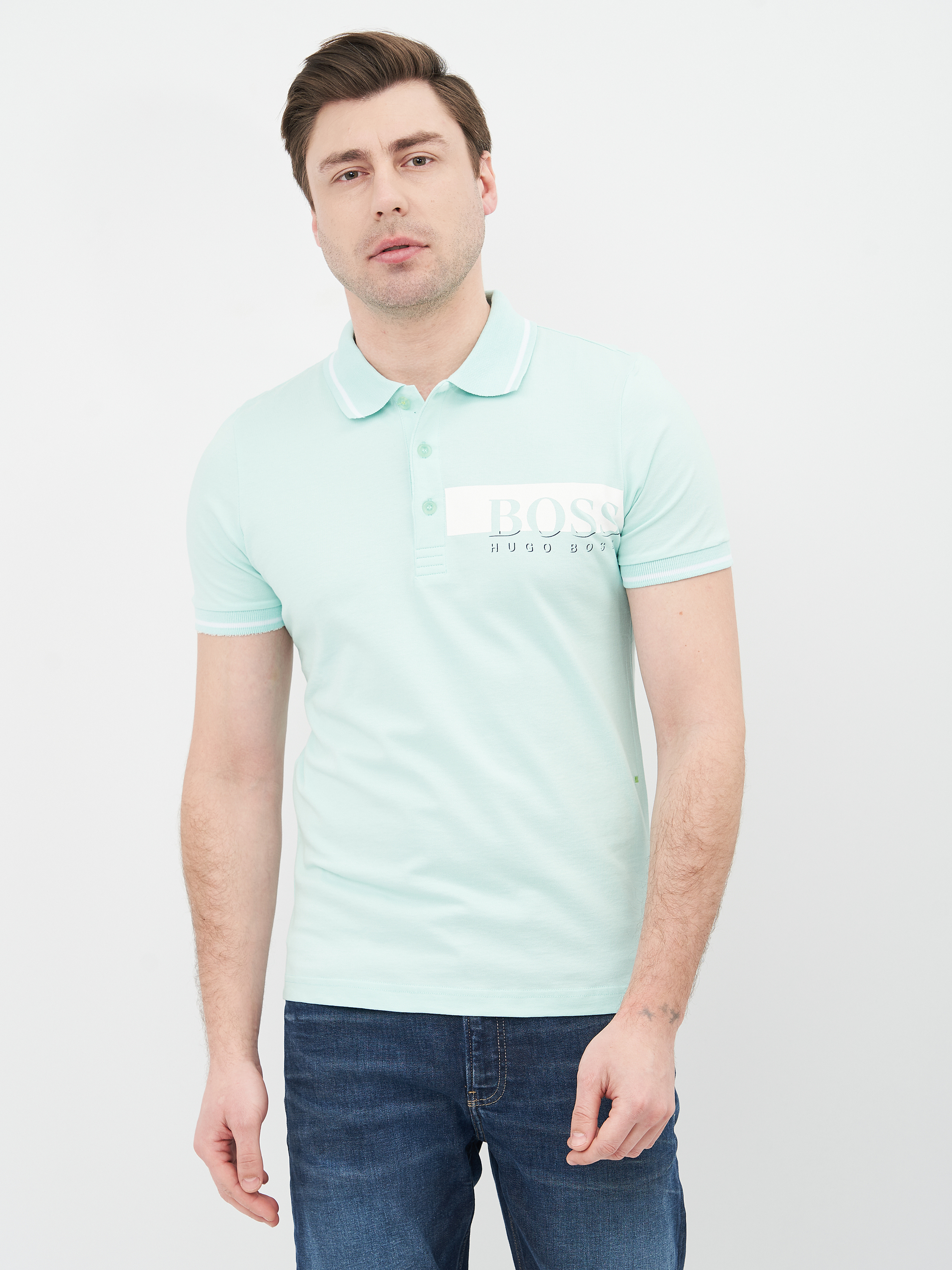 

Поло Hugo Boss 10672.1 2XL (52) Салатовое