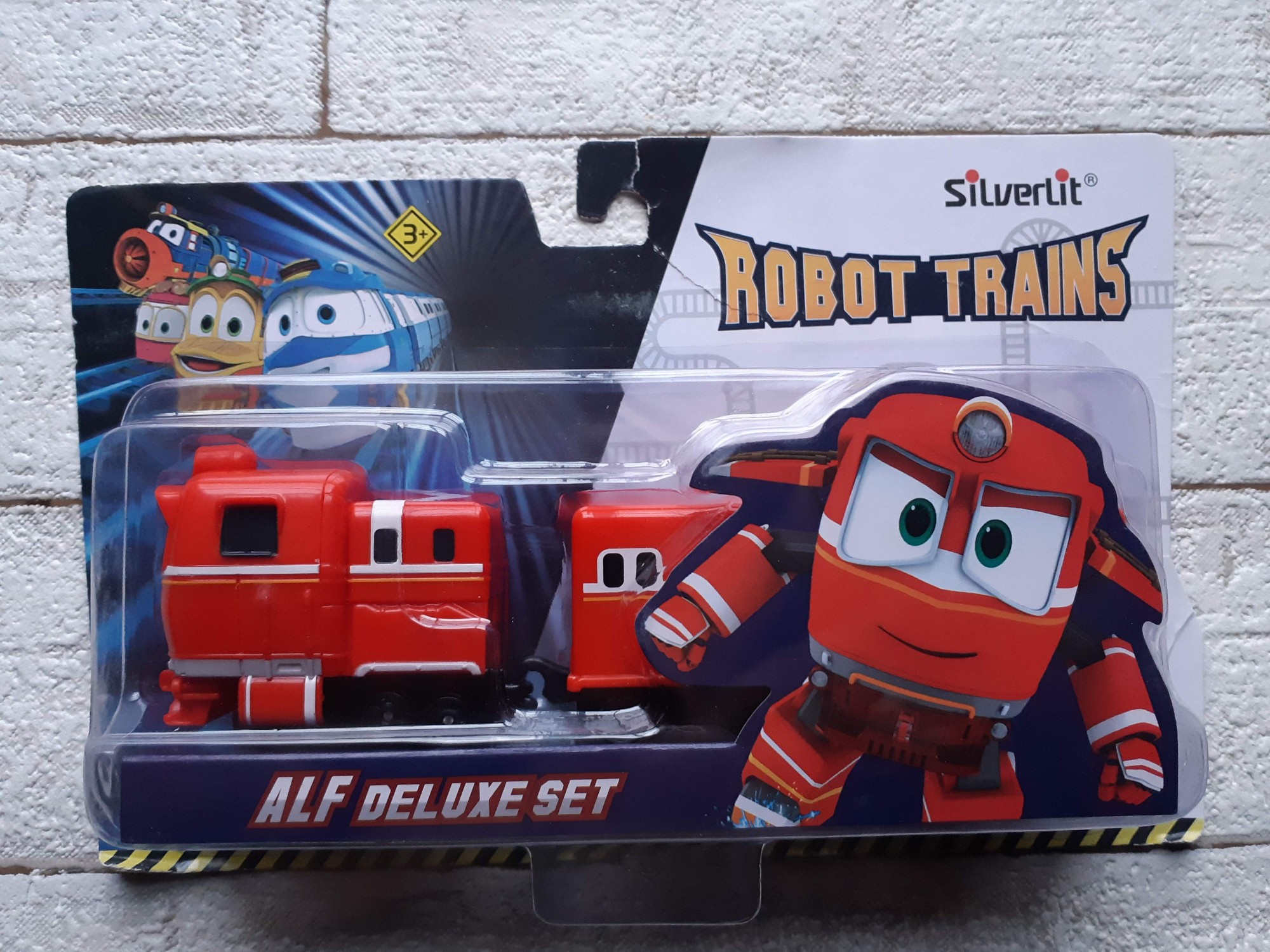 

Игровой набор Silverlit Robot Trains Паровозик с двумя вагонами Альф 80180