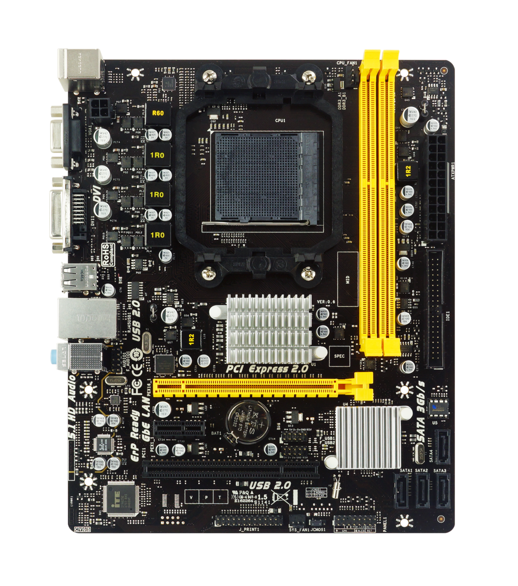 

Материнська плата Biostar Socket AM3+ AMD 760G MicroATX 1 x PCI-E 2.x x16 2 x DDR3 DIMM; Кількість каналів 2 (A960D+V3)