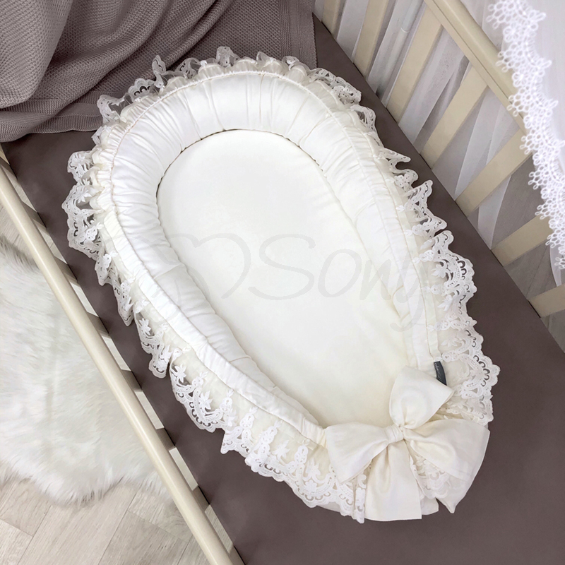 

Кокон для новорожденных (позиционер гнездышко) Elegance 90х65 см золото