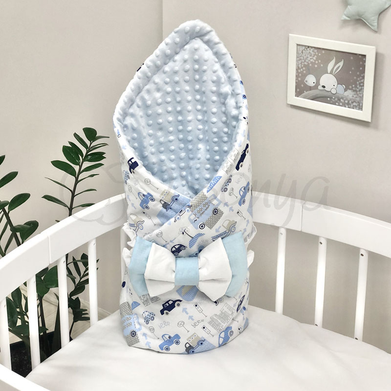 

Плед детский Minky City 78х100 голубой