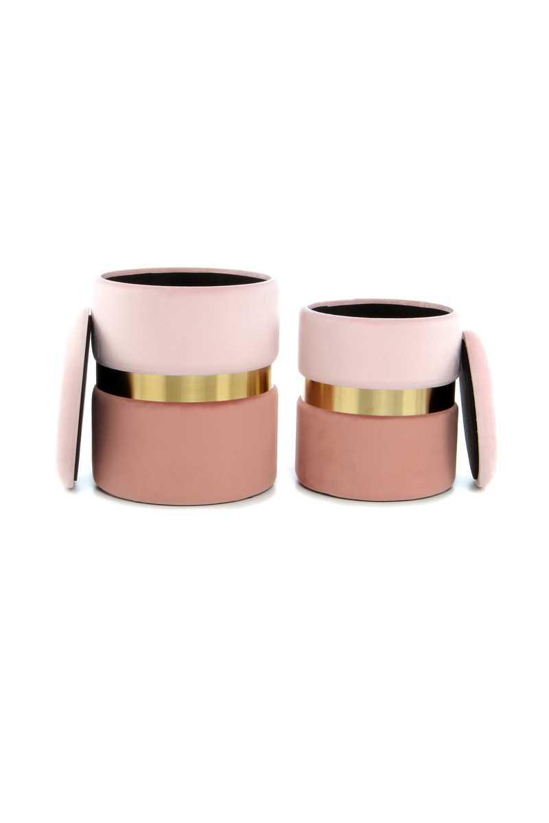 

Набор из 2 пуфов Kayoom Derby T125/2 Pink/Darkpink