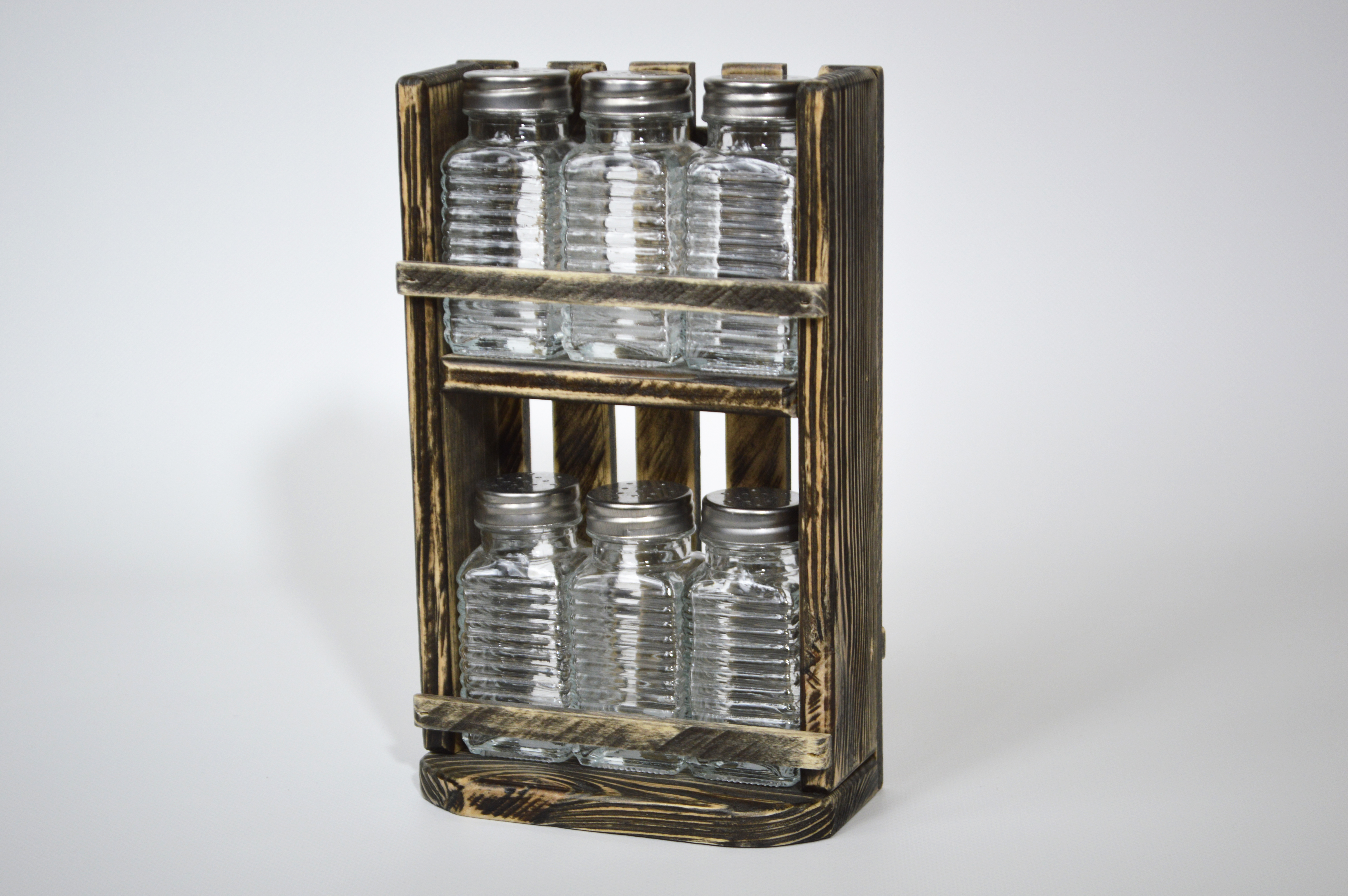 

Набор для специй Valburden на двухуровневой стойке 6 баночек спецовница