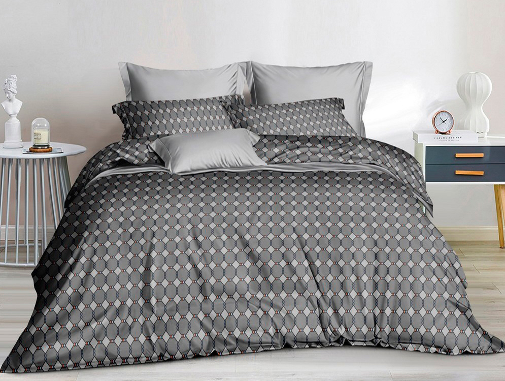 

Простынь MirSon Сатин Premium 22-1268 Grey Day 150 x 220 см