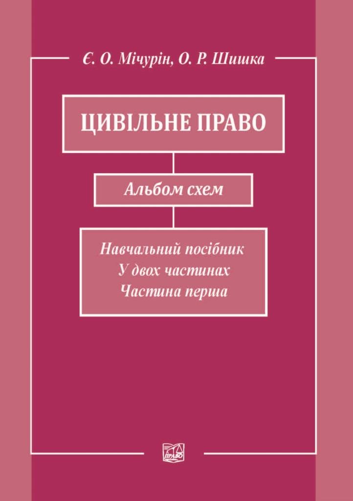 

Цивільне право. Альбом схем. У двох частинах. Частина перша - Є.О. Мічурін, О.Р. Шишка (978-966-937-417-2)