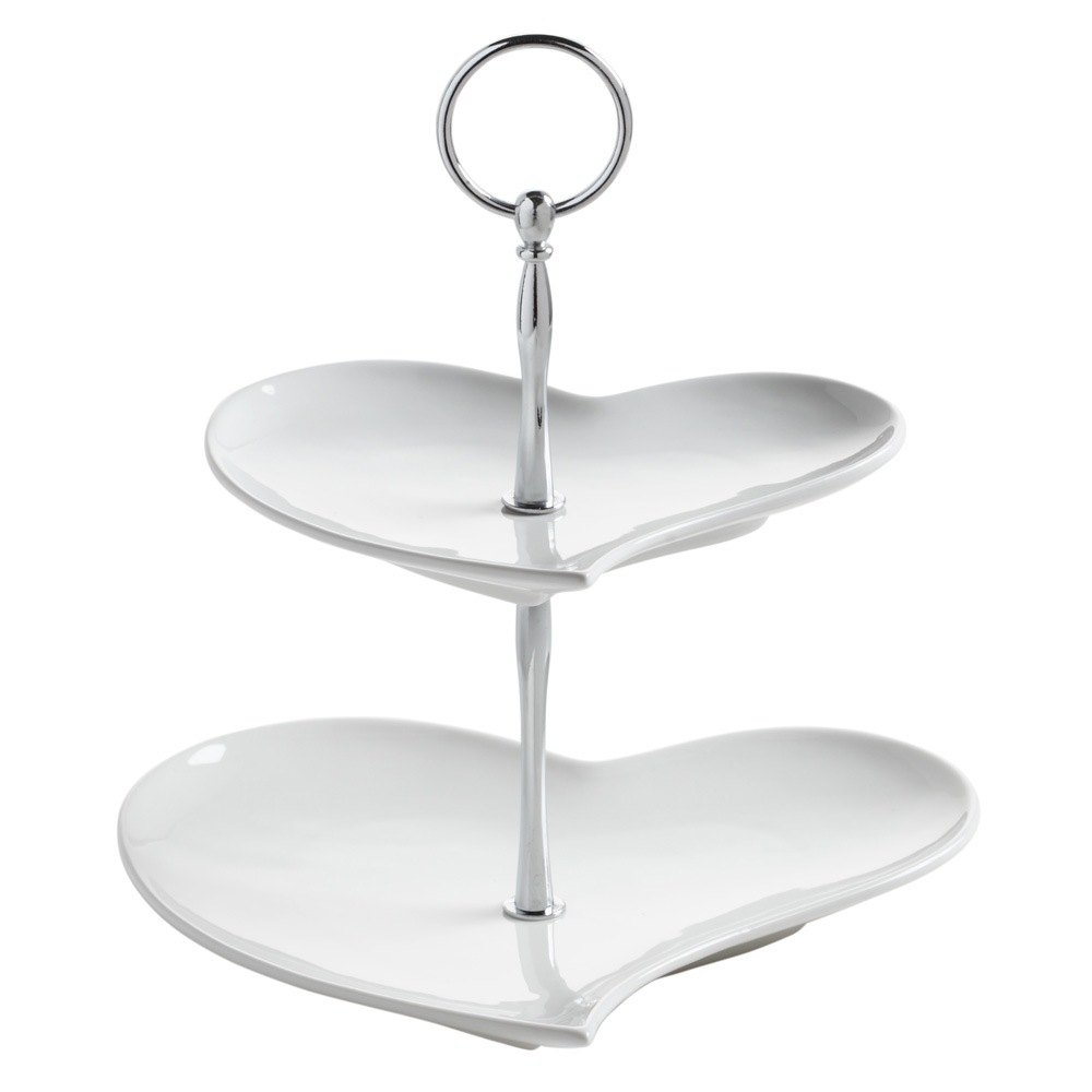 

Подставка для пирожных Maxwell Williams WHITE BASICS HEART