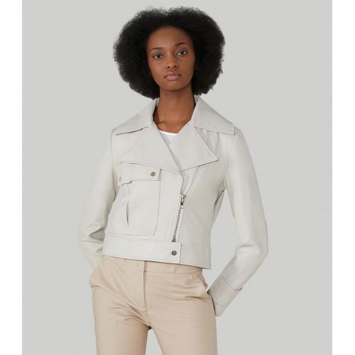 

Шкіряна куртка Trussardi 56S00602 2P000079 W030 M Біла