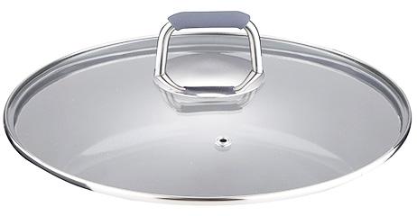 

Стелянная крышка диаетр 32 см Bergner DP84747