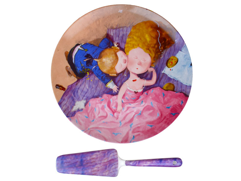 

Набор для торта блюдо, лопатка With a loved one 26 см Lefard AL85120