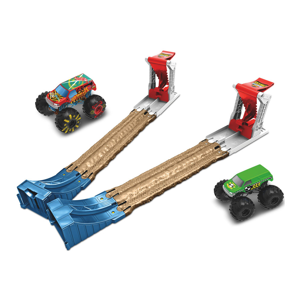 

Игровой набор детский трек Hot Wheels Monster trucks хот вилс Двойной старт (GYC80)