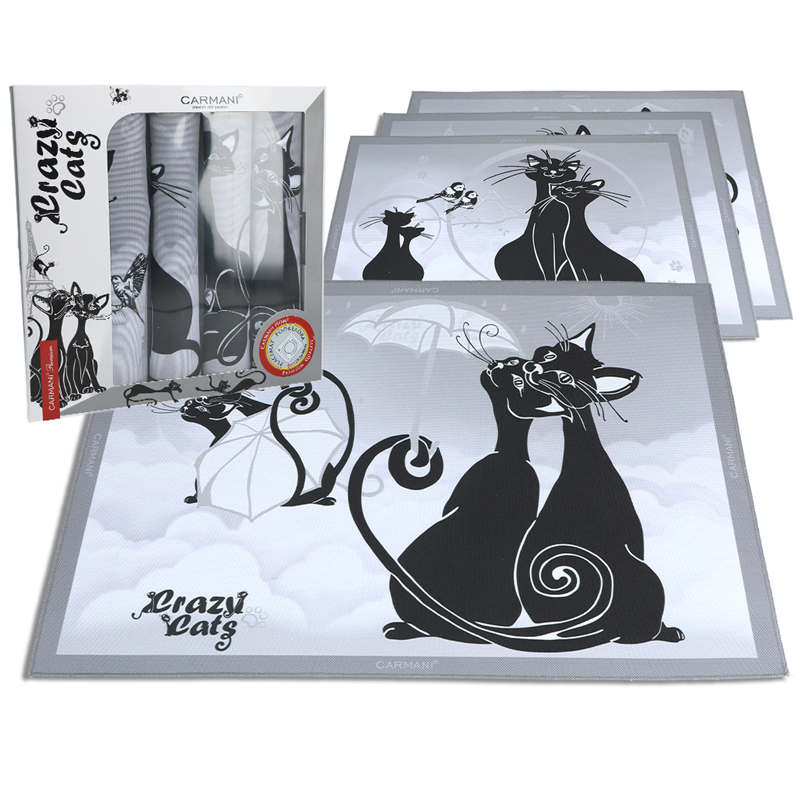 

Сервировочные салфетки World of cats 4 штуки Carmani SS85188