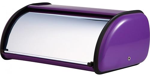 

Хлебница металлическая фиолетовая Bergner DP84745