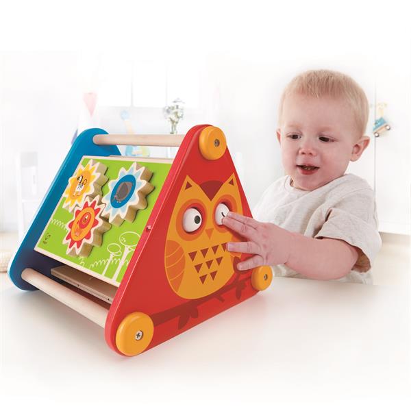 

Бизибокс деревянный Hape 5 в 1 (E0434)