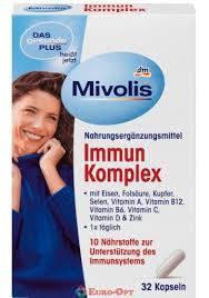 

Витаминный комплекс Mivolis Immun Komplex в капсулах 32 штук