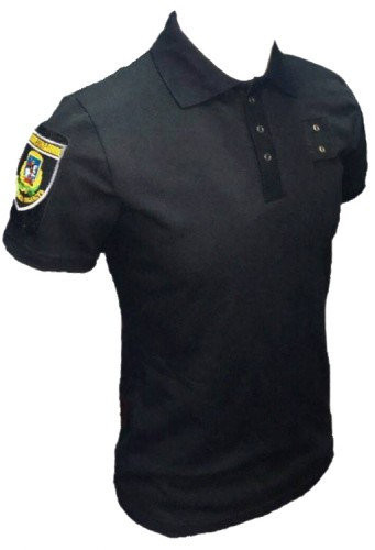 

Футболка Trend хлопковая Поло Police для полиции 60-62 черная 0135P