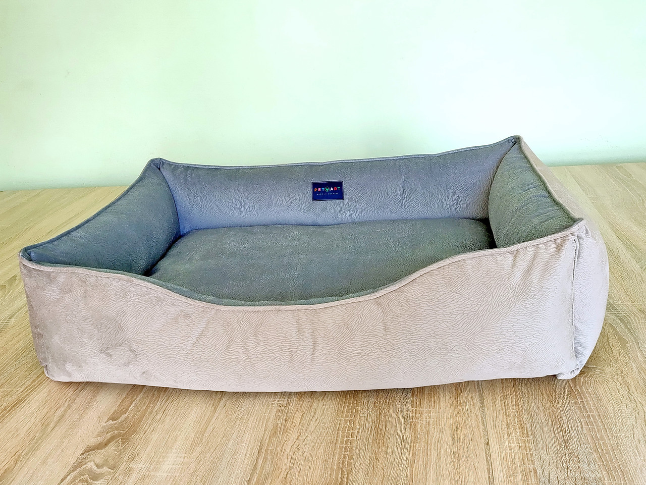 

Двусторонний лежак PET-ART sleeper размер 65x80 двухцветный бежево- серый