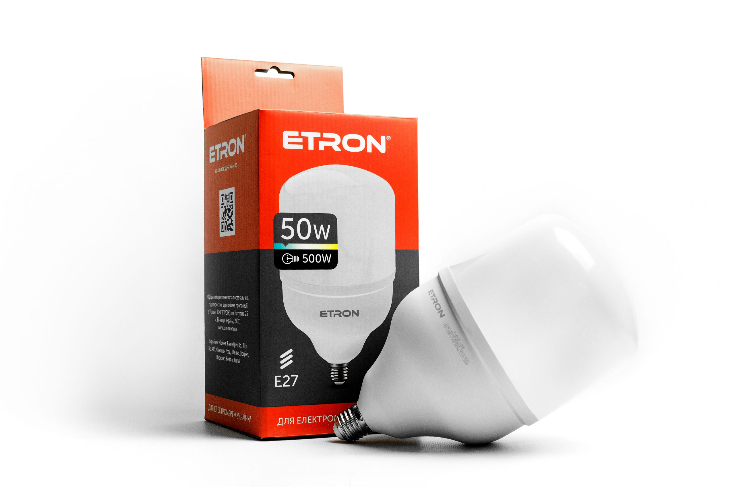 

LED лампа ETRON High Power 1-EHP-305 T140 50W 6500K 220V E27