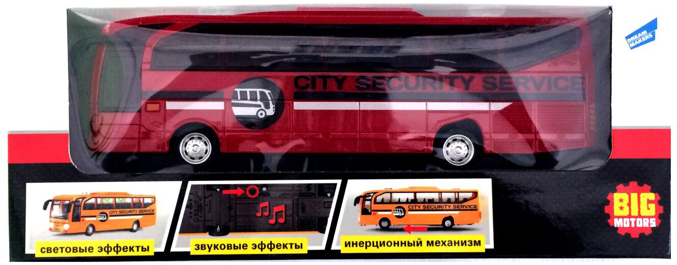 

Игрушка Big Motors Автобус красный (C1911-1) (4812501163261-1)