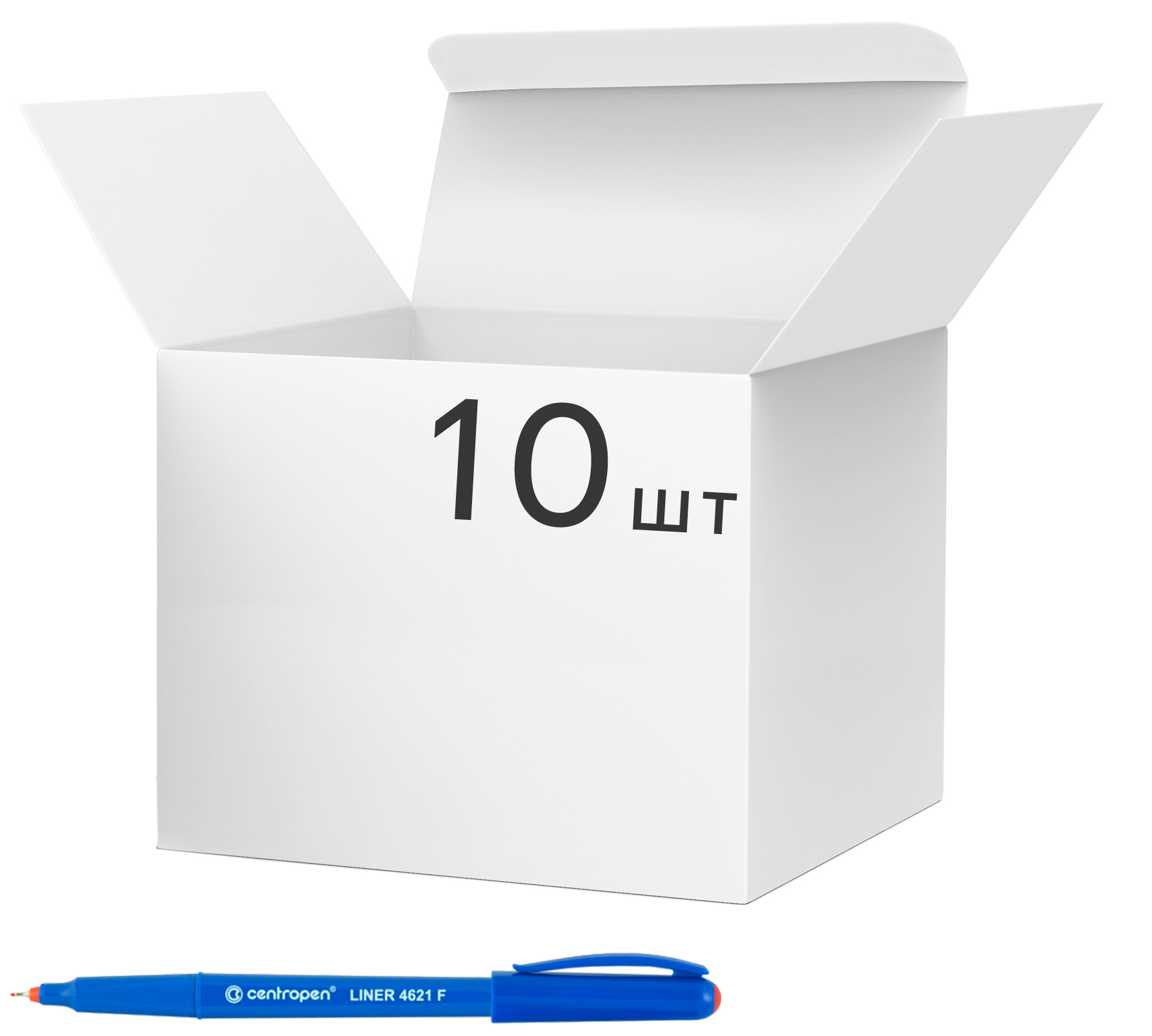 

Набор лайнеров Centropen Ergoline 0.3 мм Красных 10 шт (4621/02)