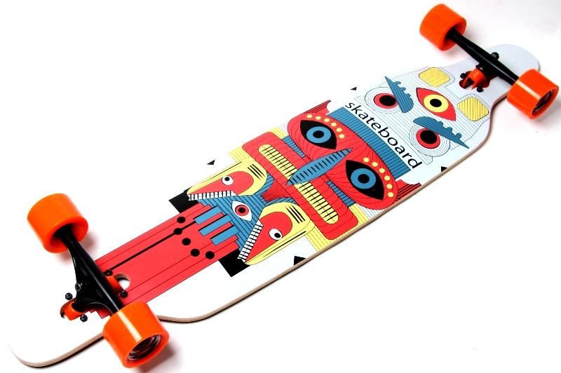 

Лонгборд Freeriding Original "Fish" White
