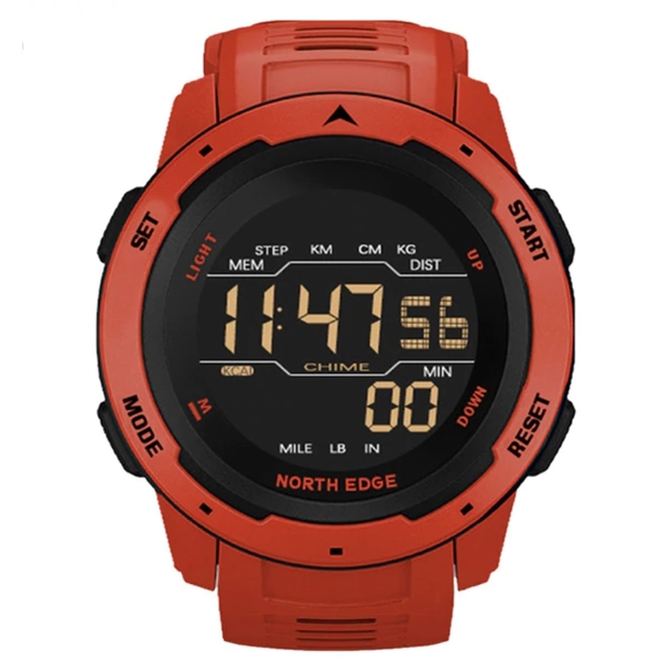

Чоловічі годинники North Edge Saturn Red 5BAR