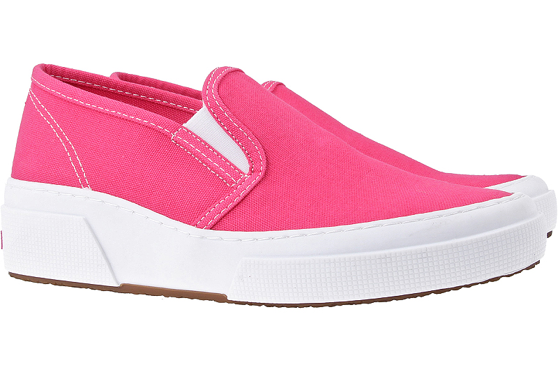 

Слипоны Las Espadrillas 5718-341 унисекс (малиновый/розовый) 37