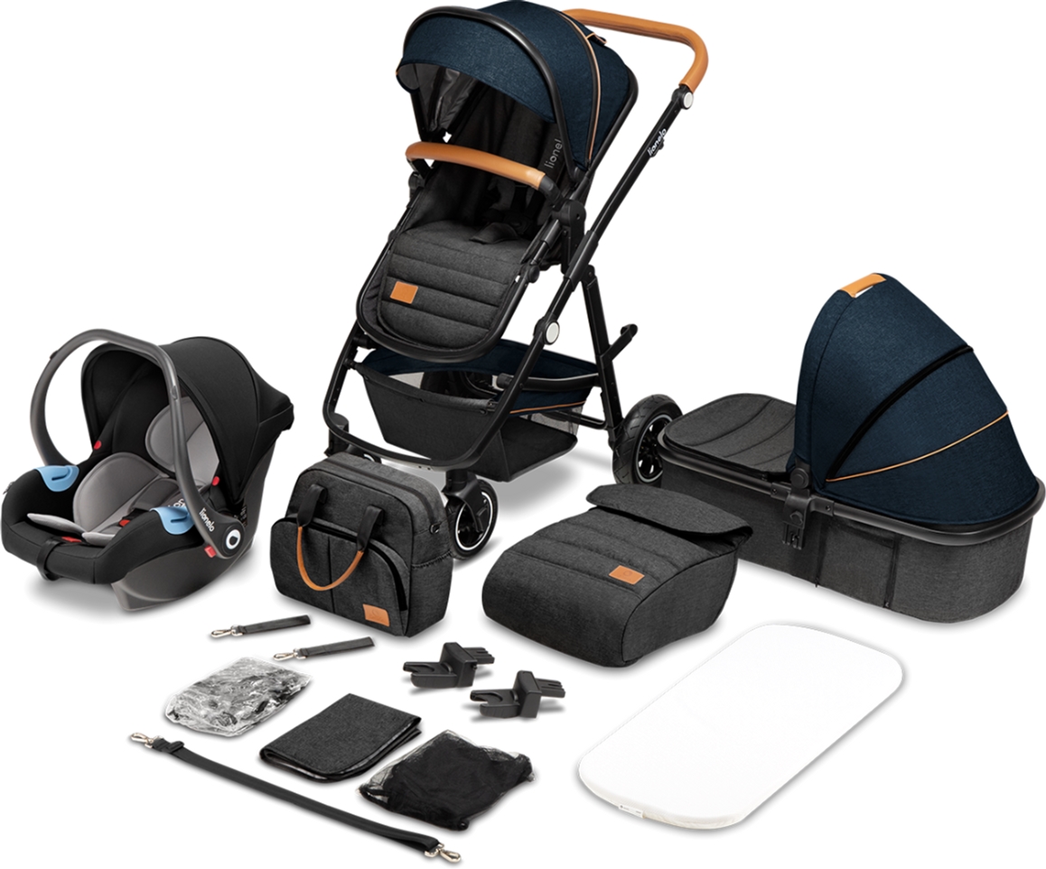 

Универсальная коляска 3 в 1 Lionelo AMBER GREY GRAPHITE