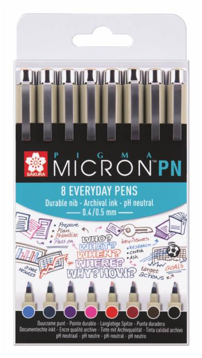 

Набор ручек Sakura Pigma Micron PN 8 цветов (8712079409388)