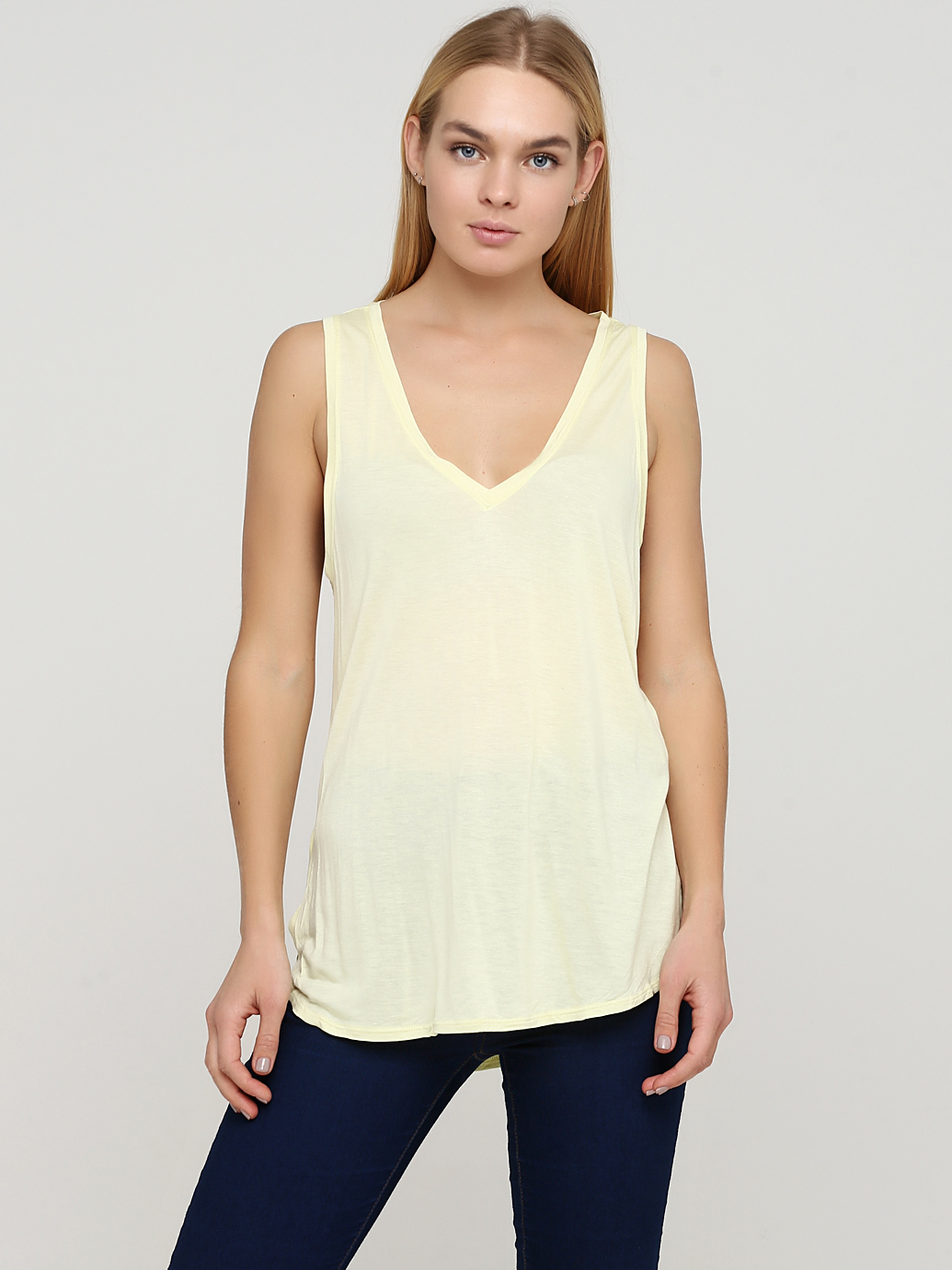 

Майка H&M 0494030_св. желтая_01 L Светло-желтая