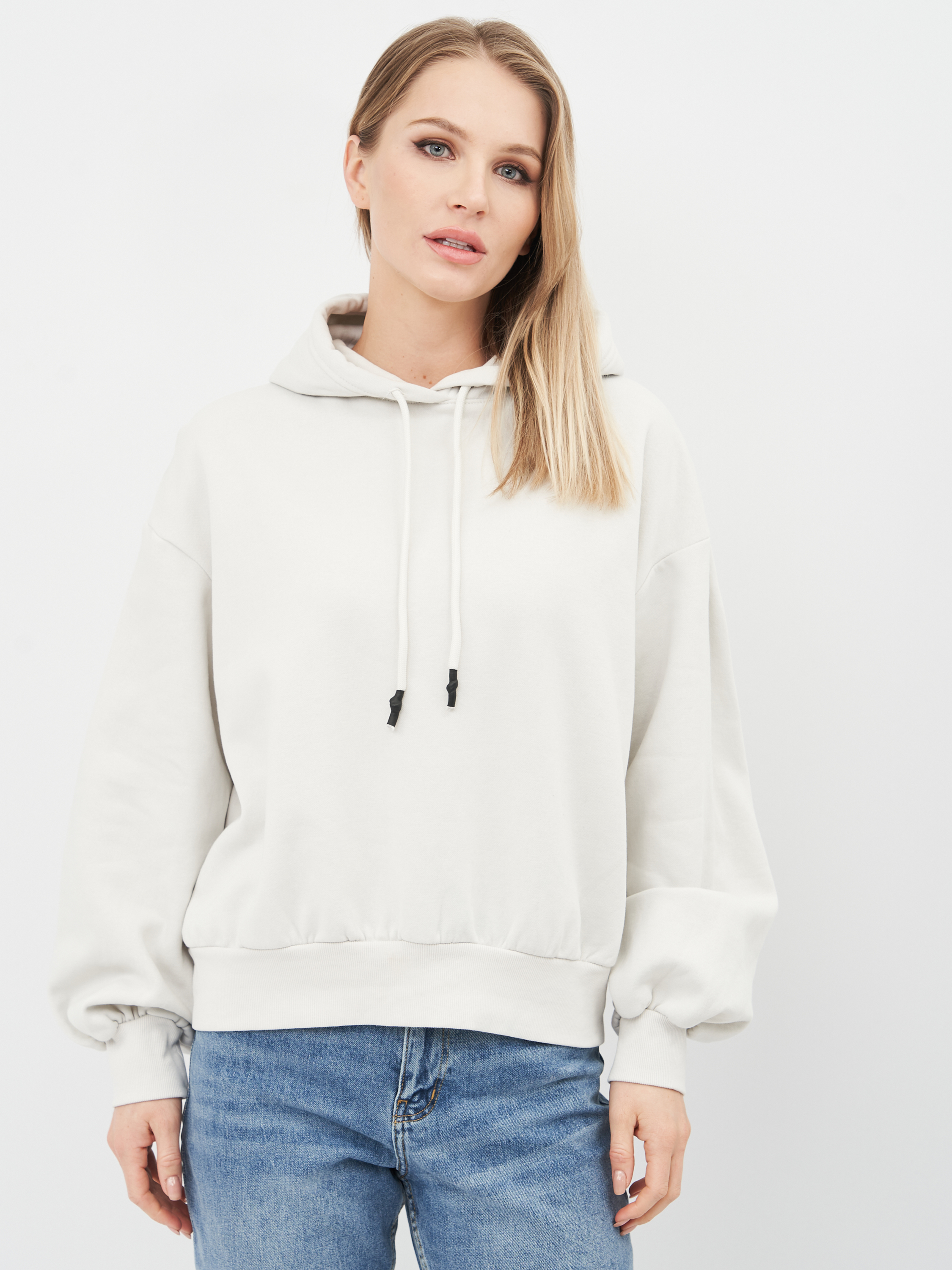 

Худи H&M 9045353dm S Светло-серое