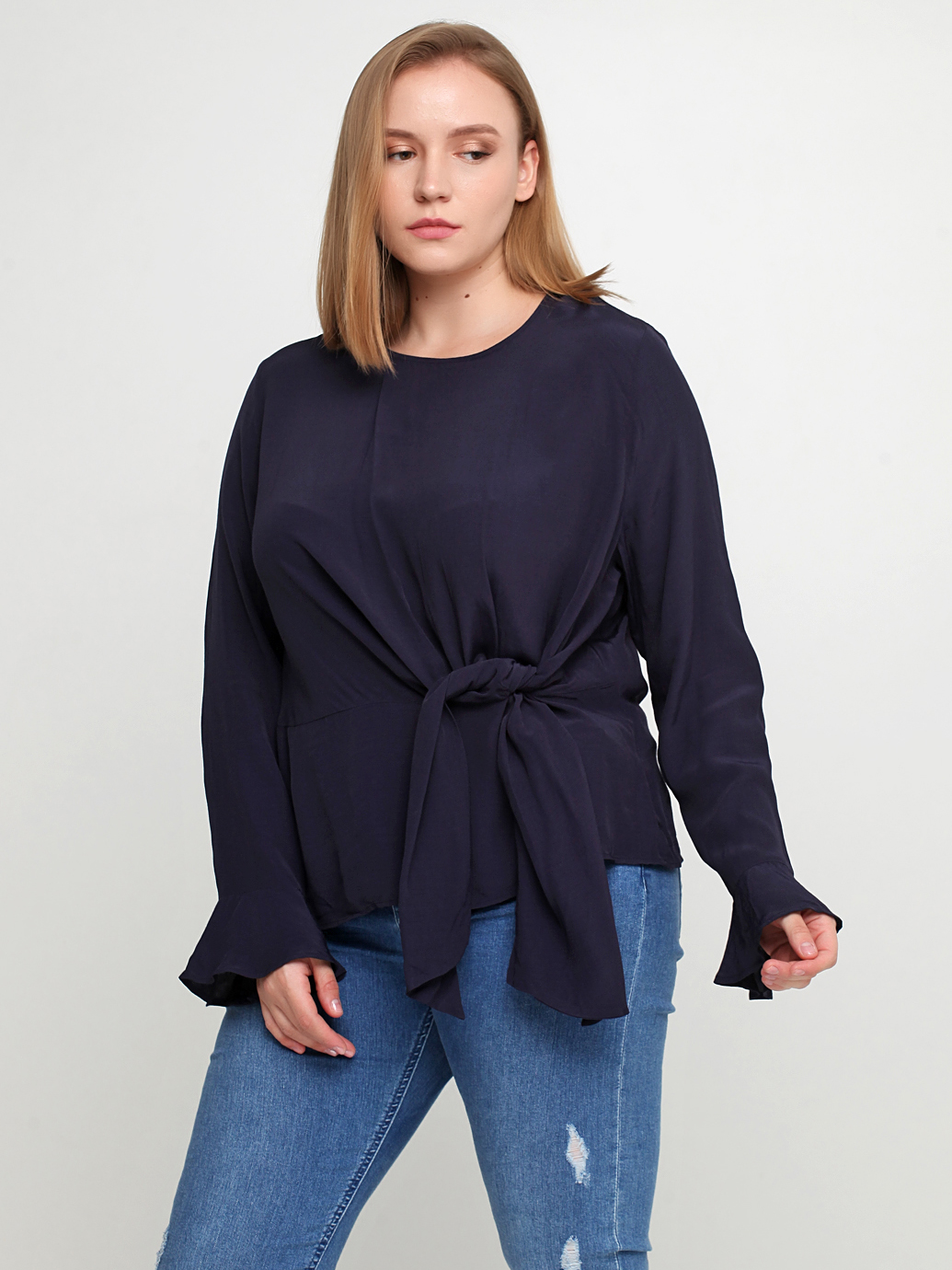 

Блузка H&M 0747984_02  Темно-синяя, Блузка H&M 0747984_02 36 Темно-синяя