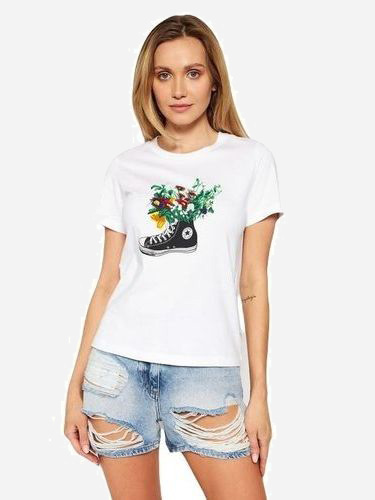 

Футболка Converse Flowers Are Blooming Tee 10021074-102 XS White