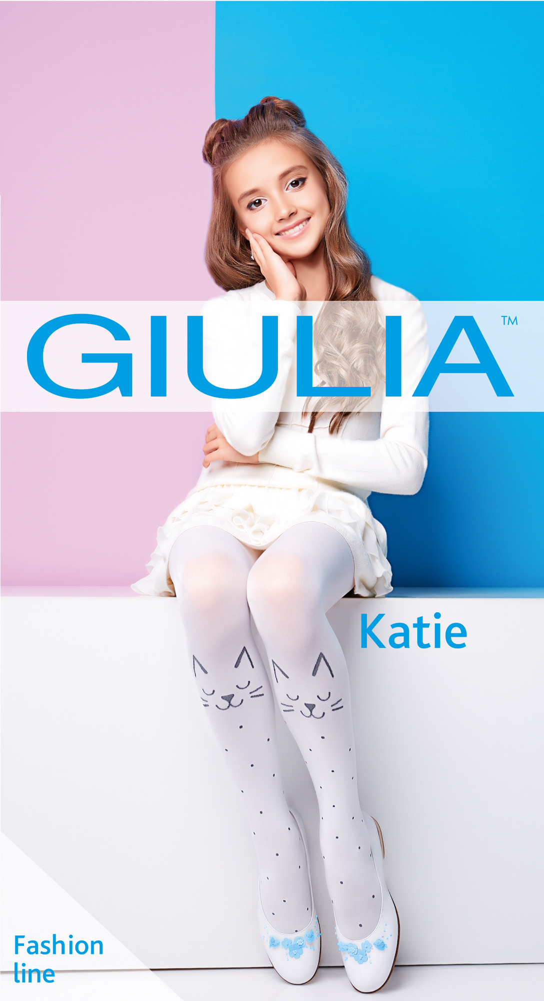 

Колготки Giulia Katie 80 (2) 80 Den 140-146 см Bianco