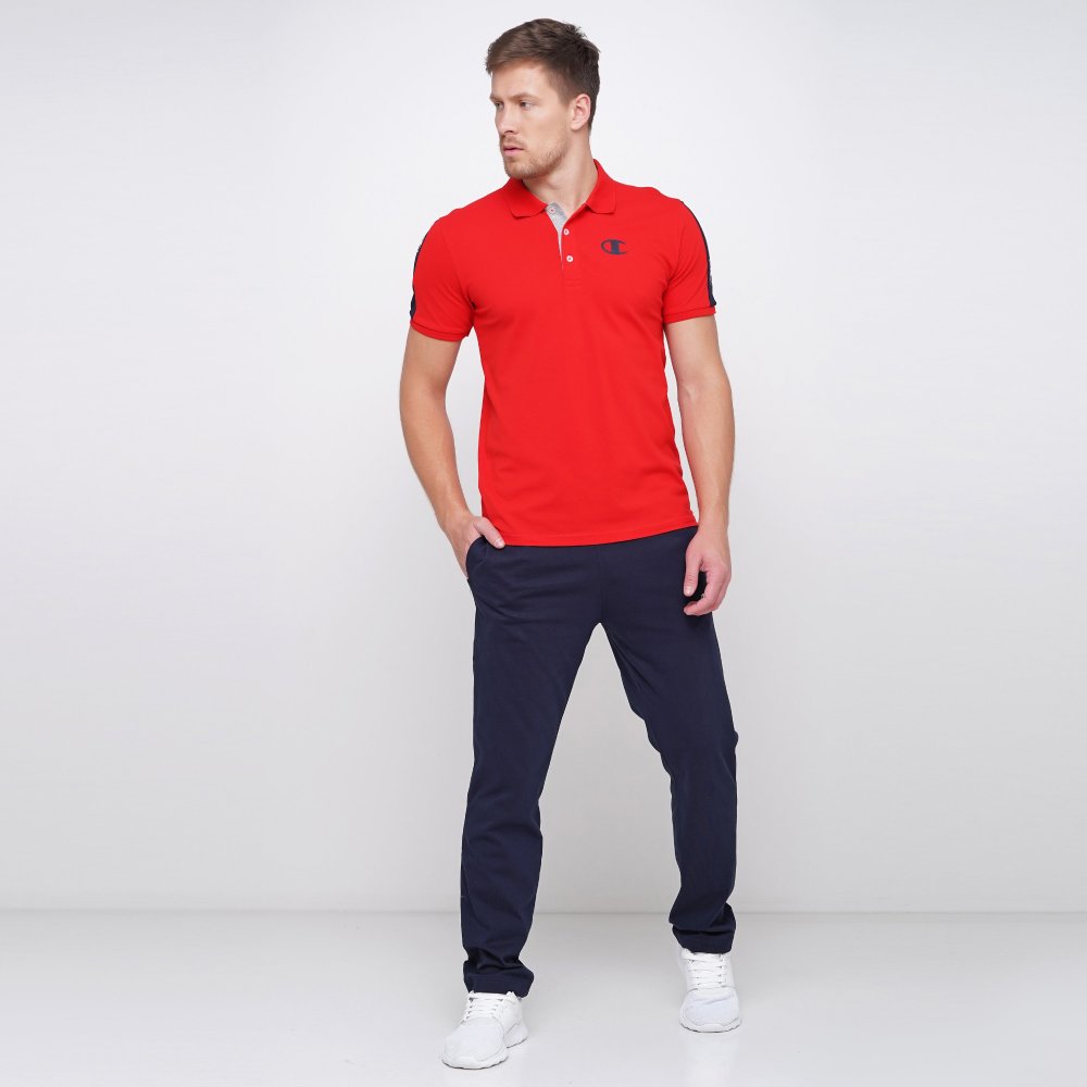 

Мужские спортивные штаны Champion Straight Hem Pants Темно-синий 46 (cha212915-NNY)