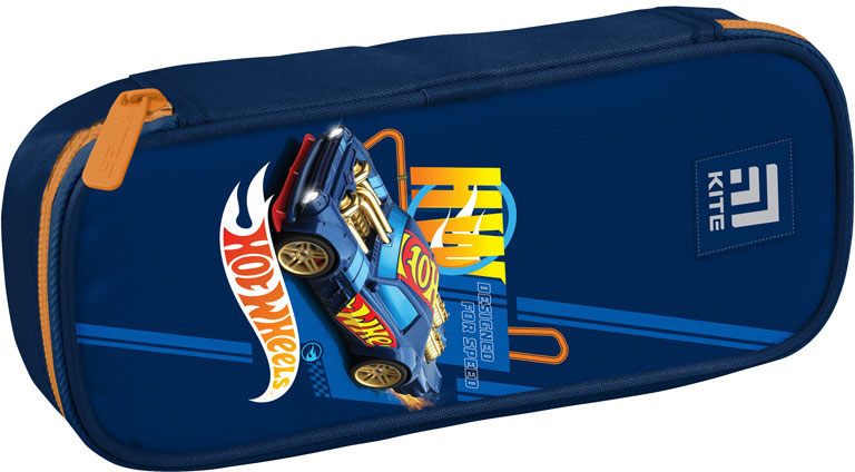 

Пенал Kite Education Hot Wheels Темно-синий (HW21-662-1)