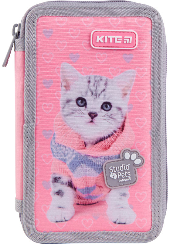 

Пенал без наполнения Kite Education Studio Pets 2 отделения Розовый (SP21-623)