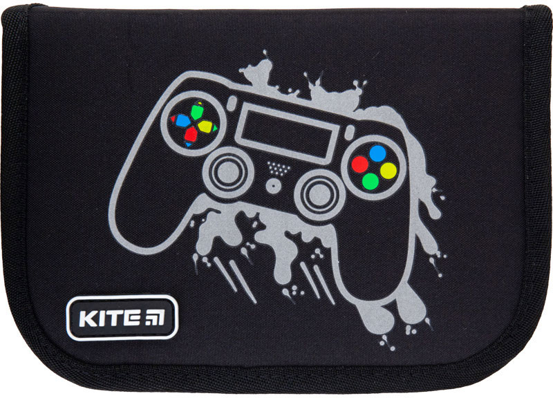 

Пенал с наполнением Kite Education Gamer 1 отделение 2 отворота Черный Джинс (K21-622H-4)