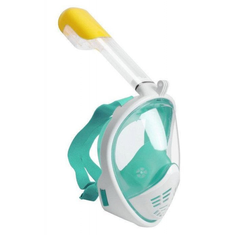 

Полнолицевая панорамная маска для снорклинга FreeBreath M2068G (S/M) бирюза