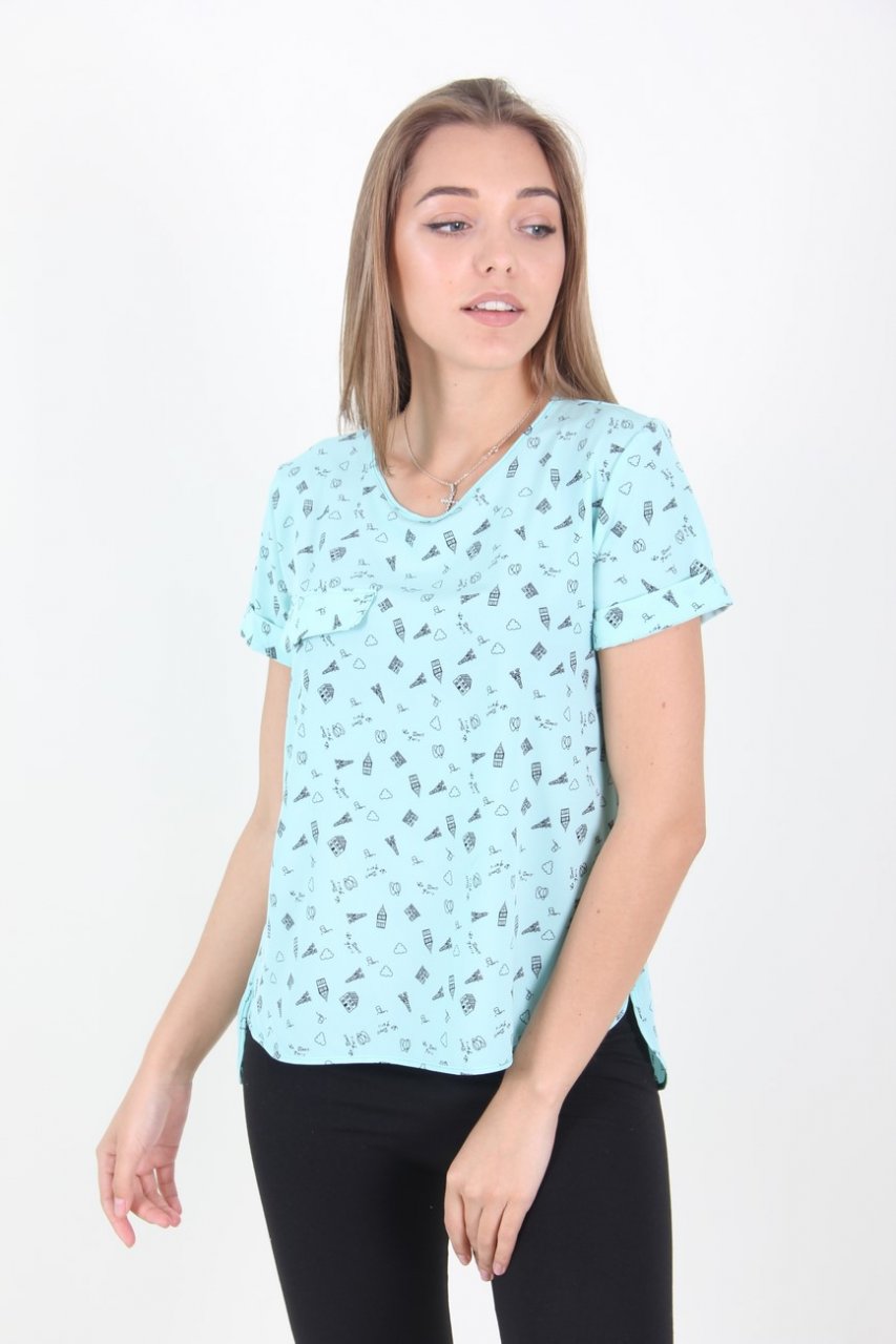 

Блузка MissFashion 3022 (Голубой, Блузка MissFashion 3022 (Голубой 44)