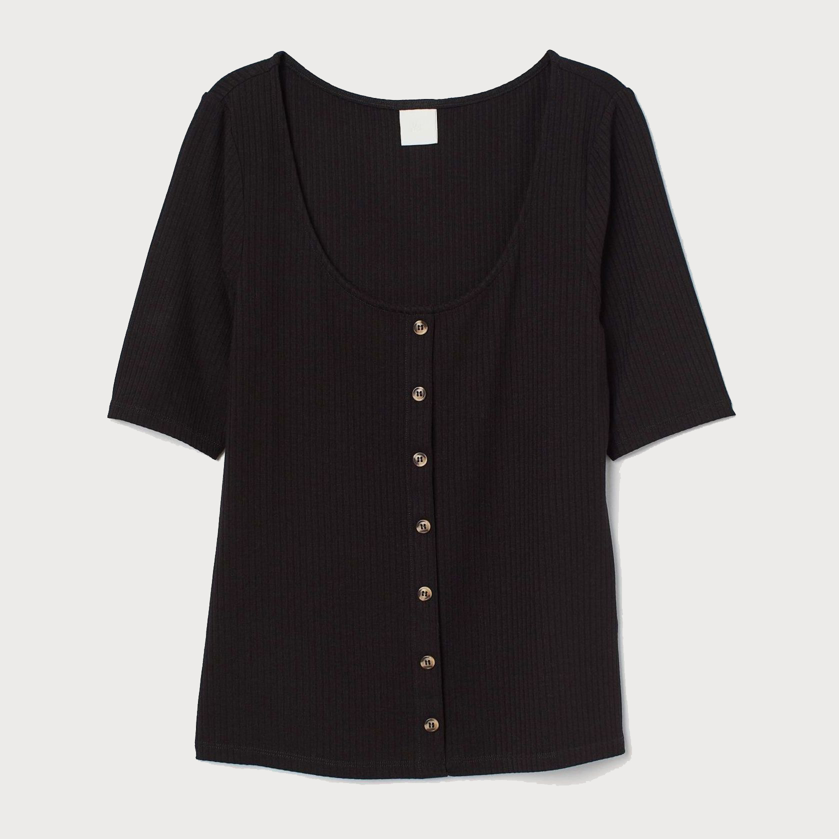 

Топ H&M 1612-8323591 XL Черный (hm01322058953_PS2030000085743_LD2000000963310)