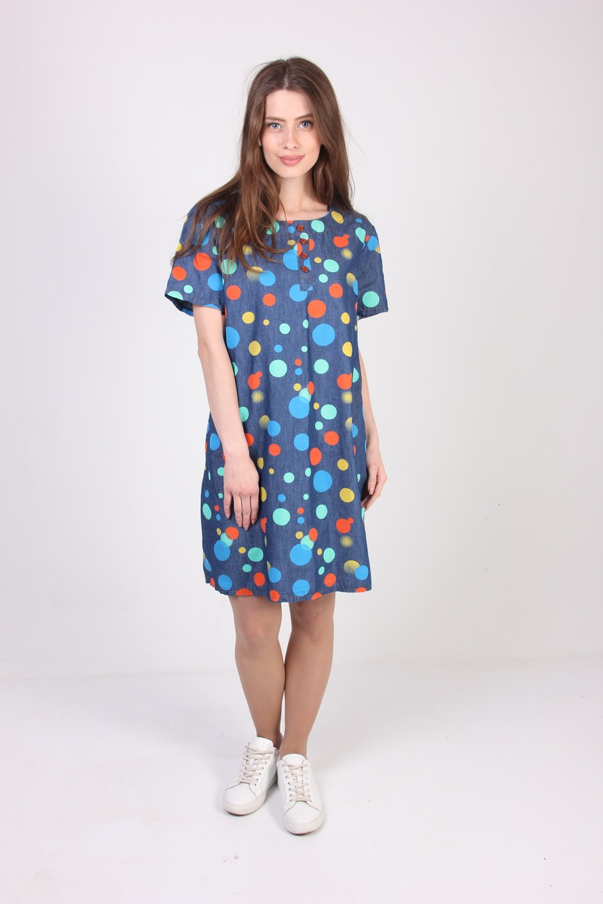 

Туника женская LadiesFashion 3332 с пуговицами (Синий, Туника женская LadiesFashion 3332 с пуговицами (Синий XL)