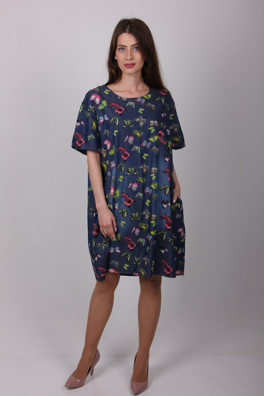 

Туника женская LadiesFashion 3351 с карманами по бокам (Синий, Туника женская LadiesFashion 3351 с карманами по бокам (Синий XL)