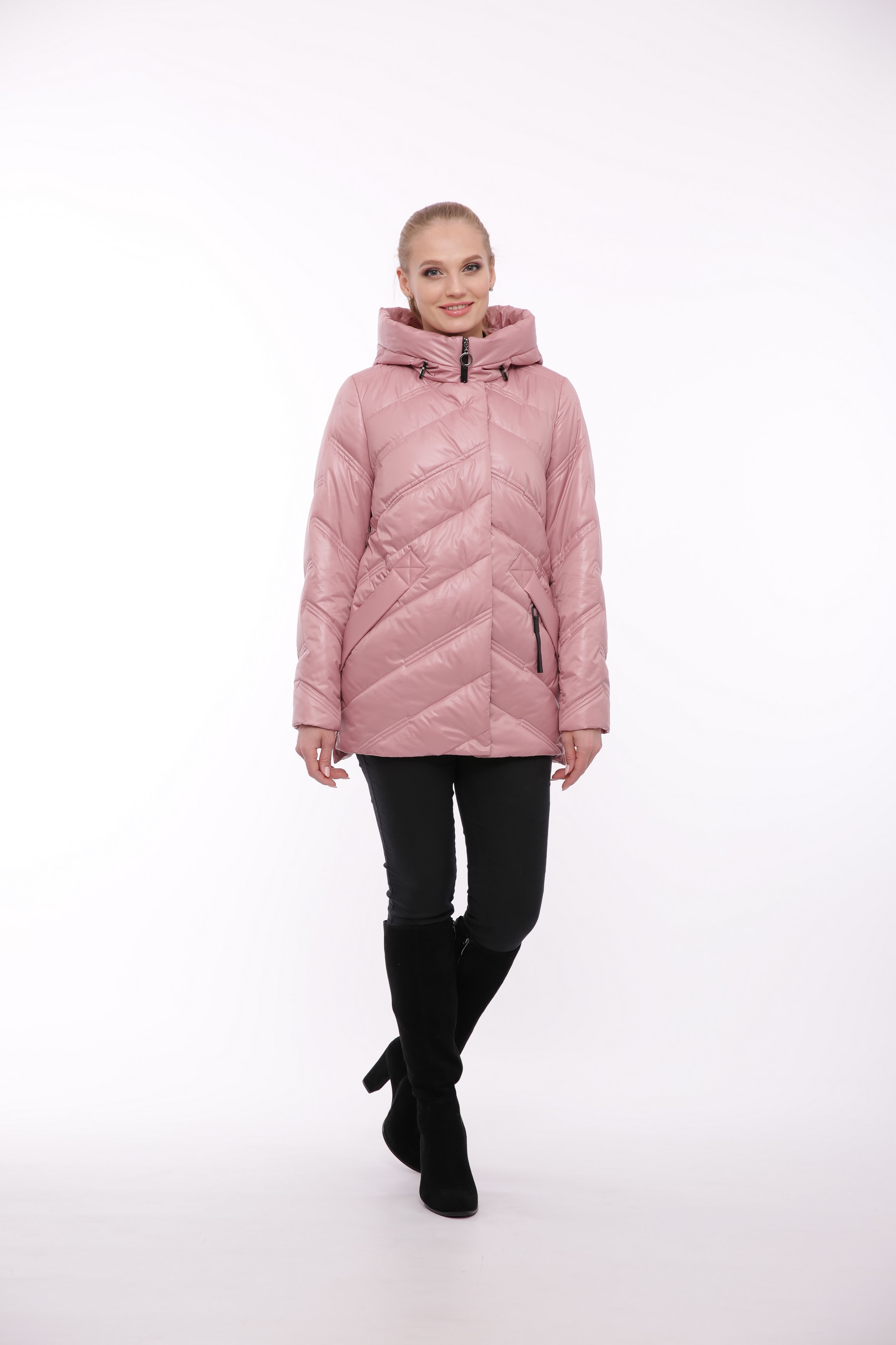 

Женская демисезонная куртка Rolana Адель 087-12- 48 Пудра, Женская демисезонная куртка Rolana Адель 087-12-48 48 Пудра